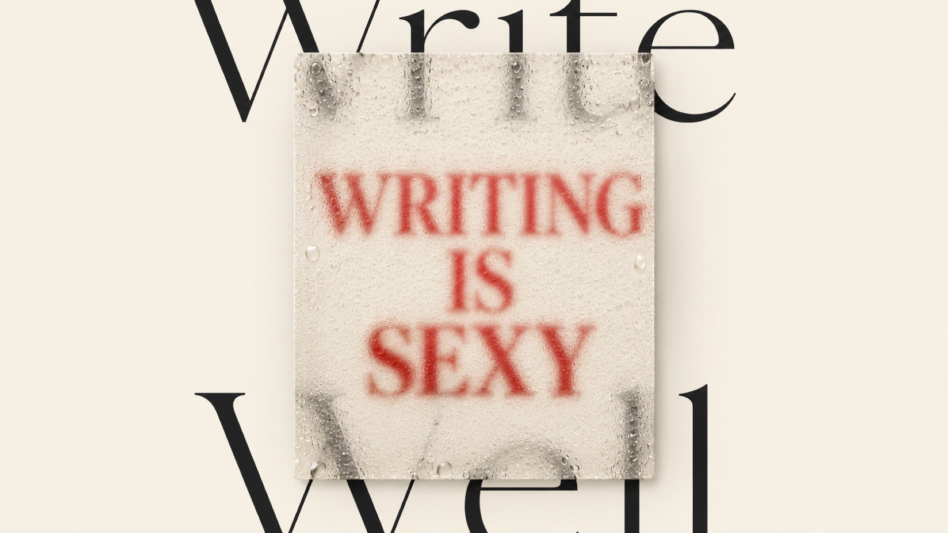 Write well — Writing is sexy